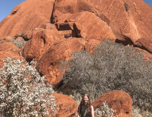 Uluru rock formations