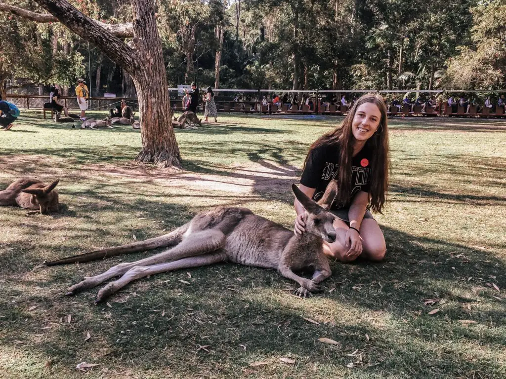 Girl with Kangaroo