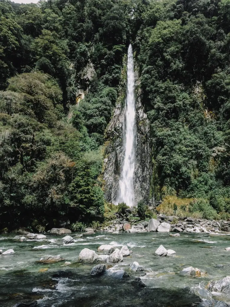 tall waterfall