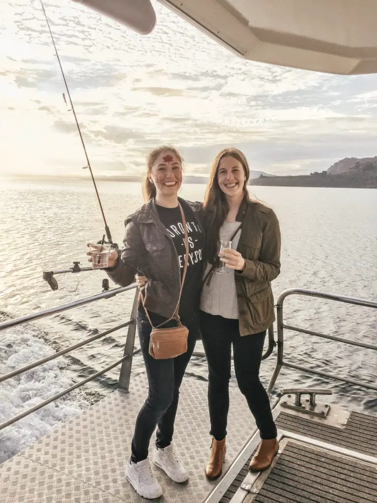 Sunset cruise in Taupo