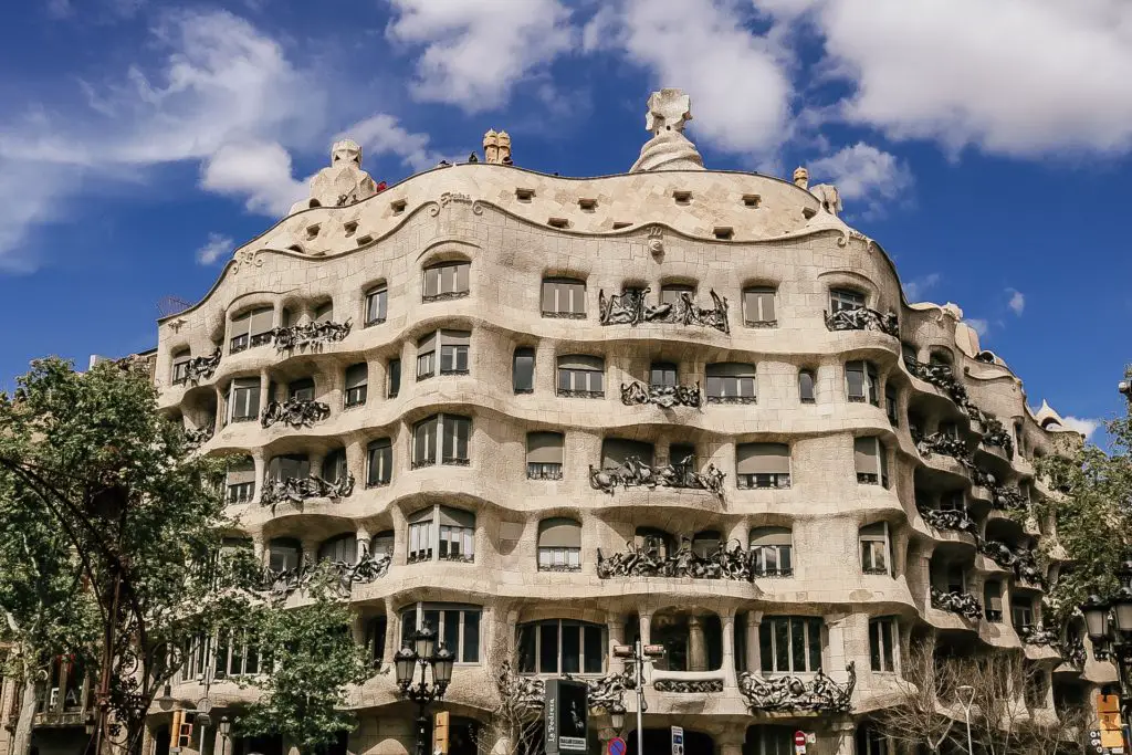 Gaudi building Barcelona
