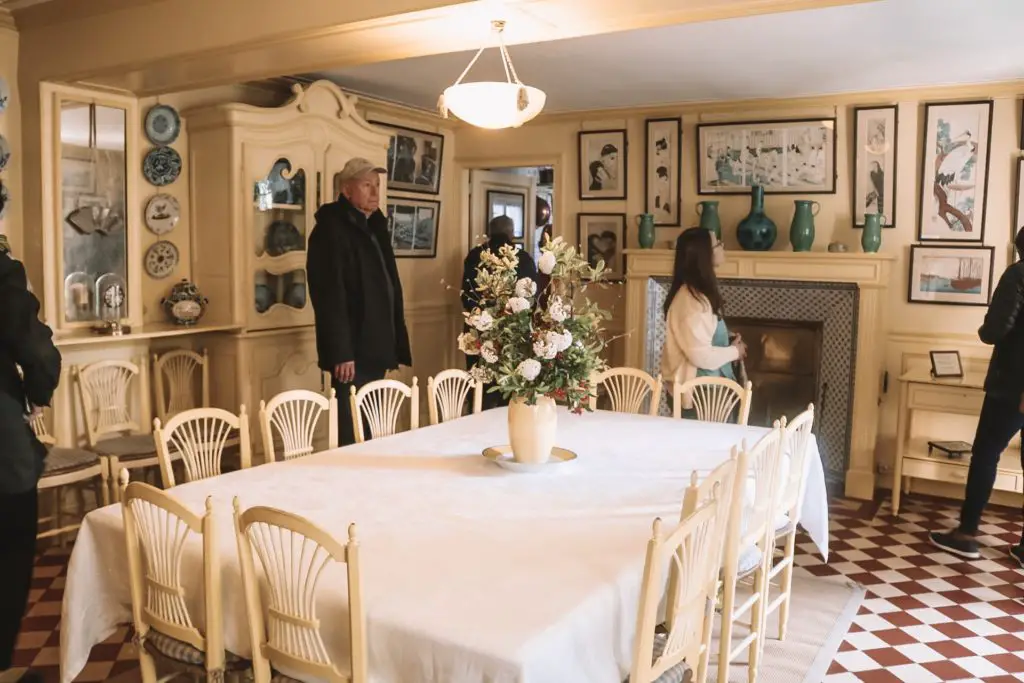 Monet's dining room in Giverny