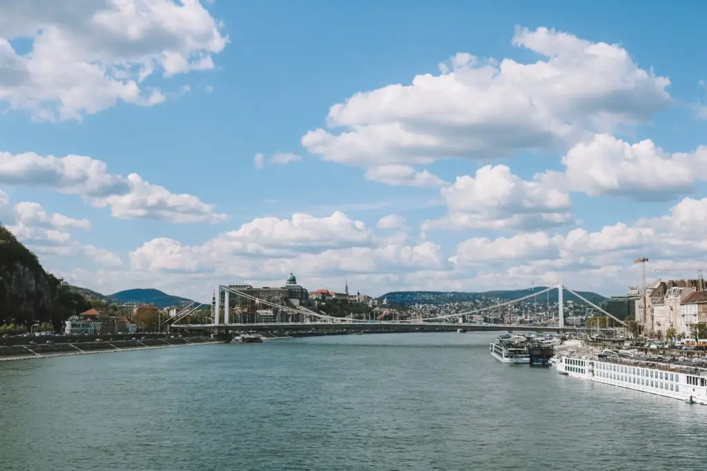 Chain bridge in Budapest