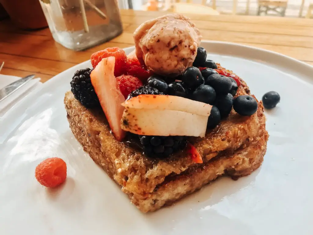 vegan French toast in NYC